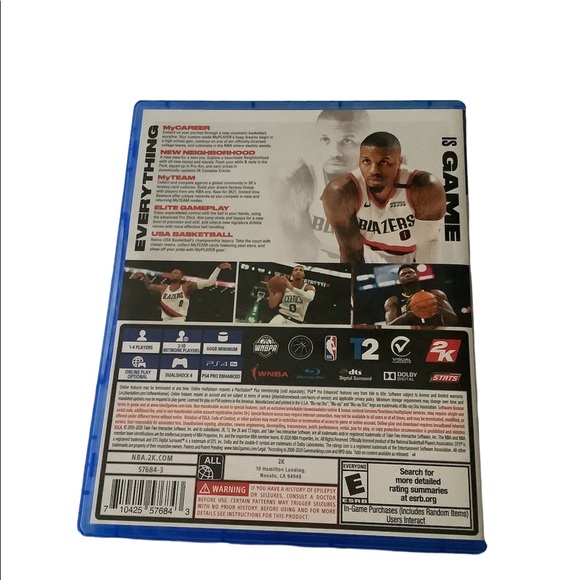 NBA2K21 PS4 Basketball Game - Picture 2 of 5